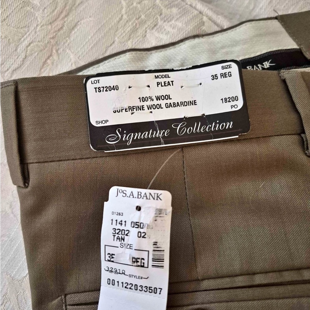 Jos. A. Bank Signature Collection Khaki Trousers